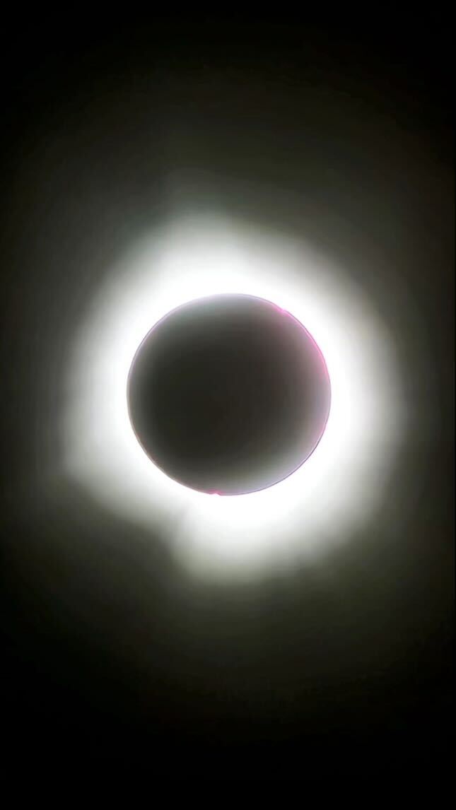 Total solar eclipse passes near Ann Arbor TREE Lab