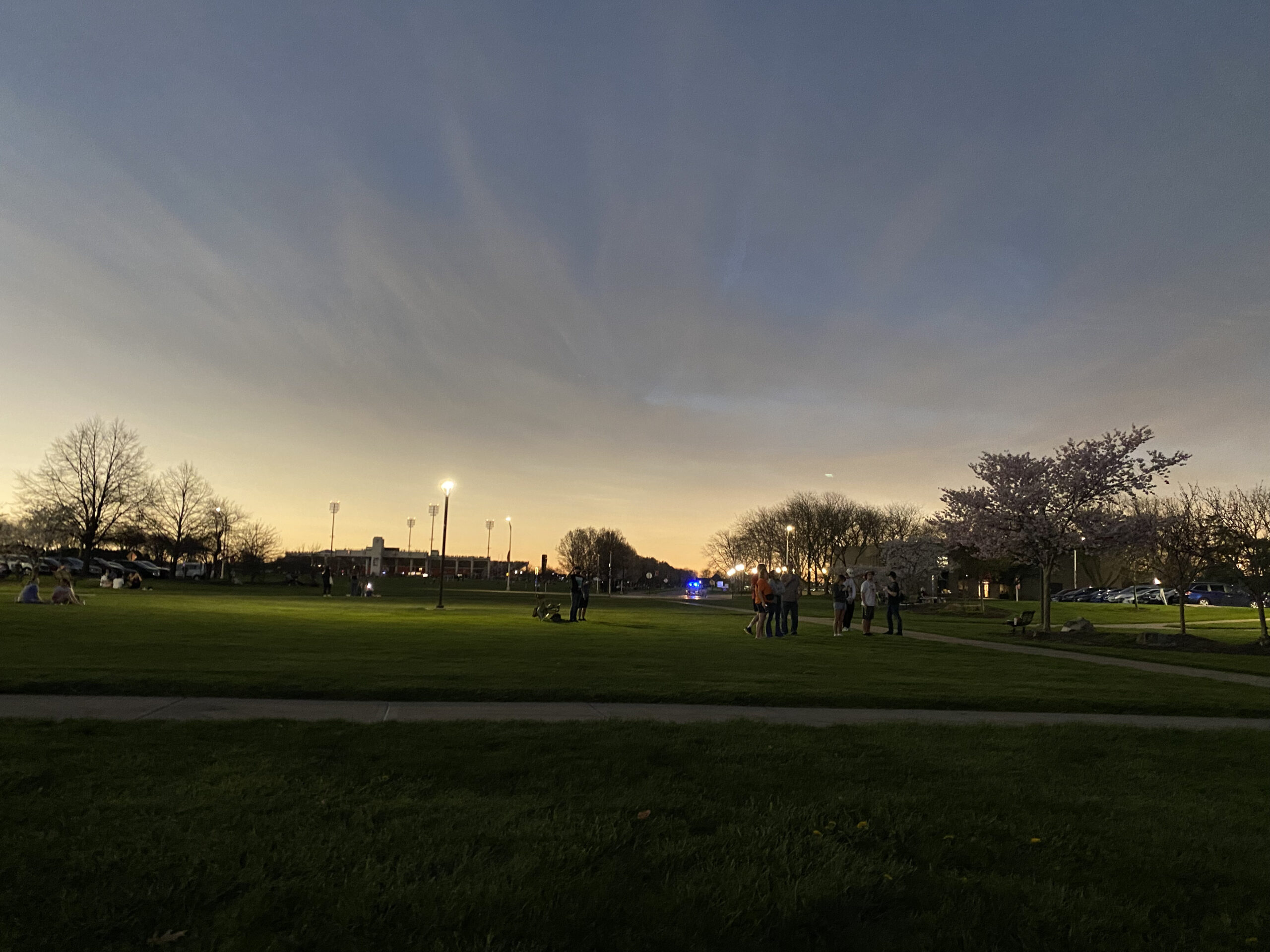 Total solar eclipse passes near Ann Arbor TREE Lab